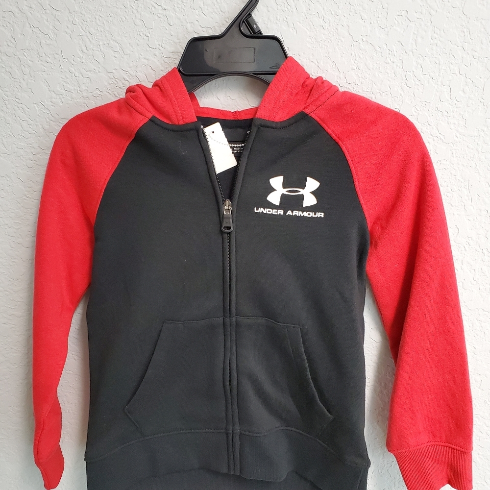 Boys Under Armour zip-up hoodie. New